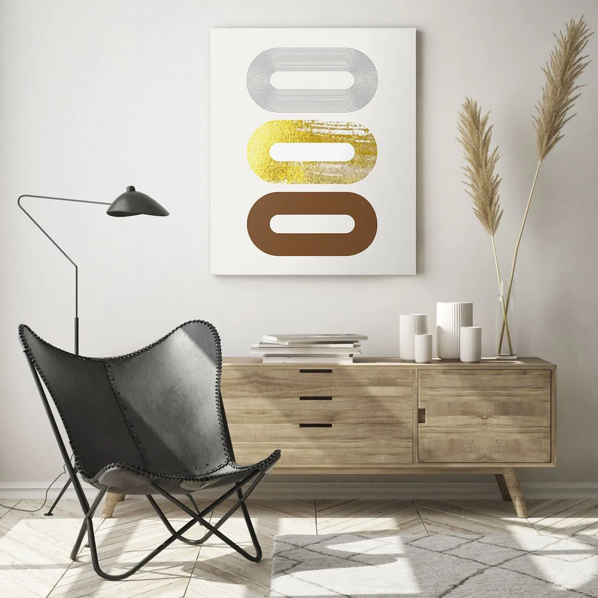 Quadro em vidro - Uuu! - 50x70 cm