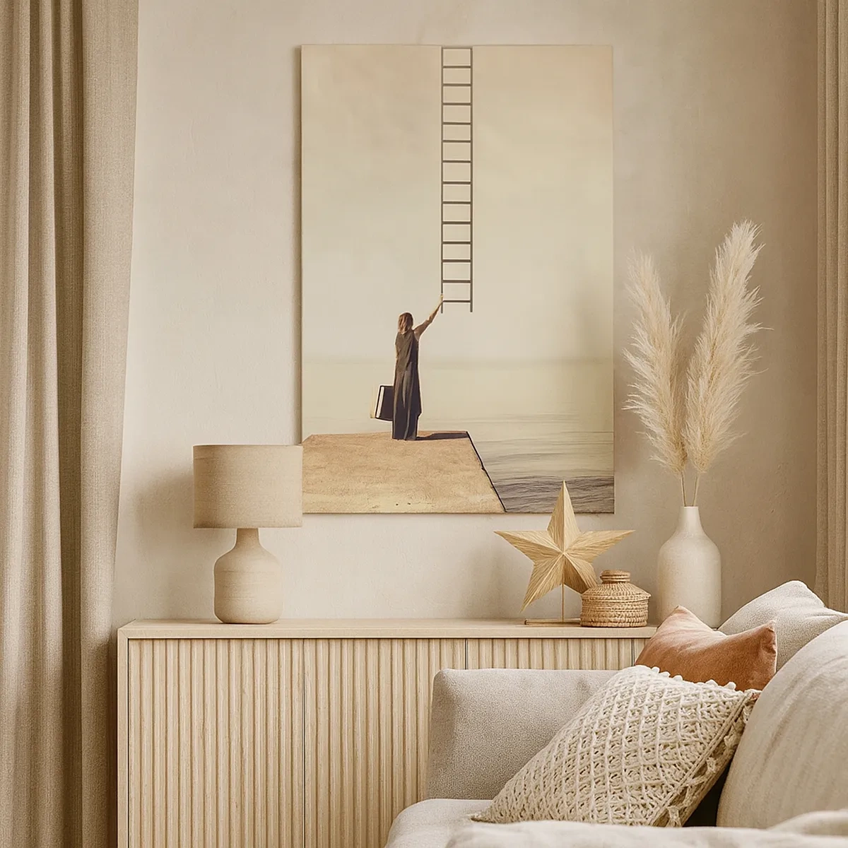 Quadro em tela - Uma viagem mágica - 50x70 cm