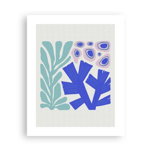 Pôster - Jardim subaquático - 40x50 cm