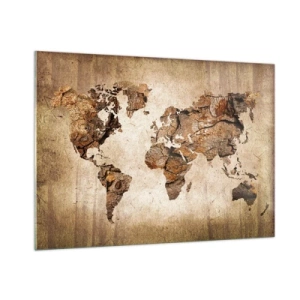 Quadro em vidro - Descobrindo o o mundo - 100x70 cm