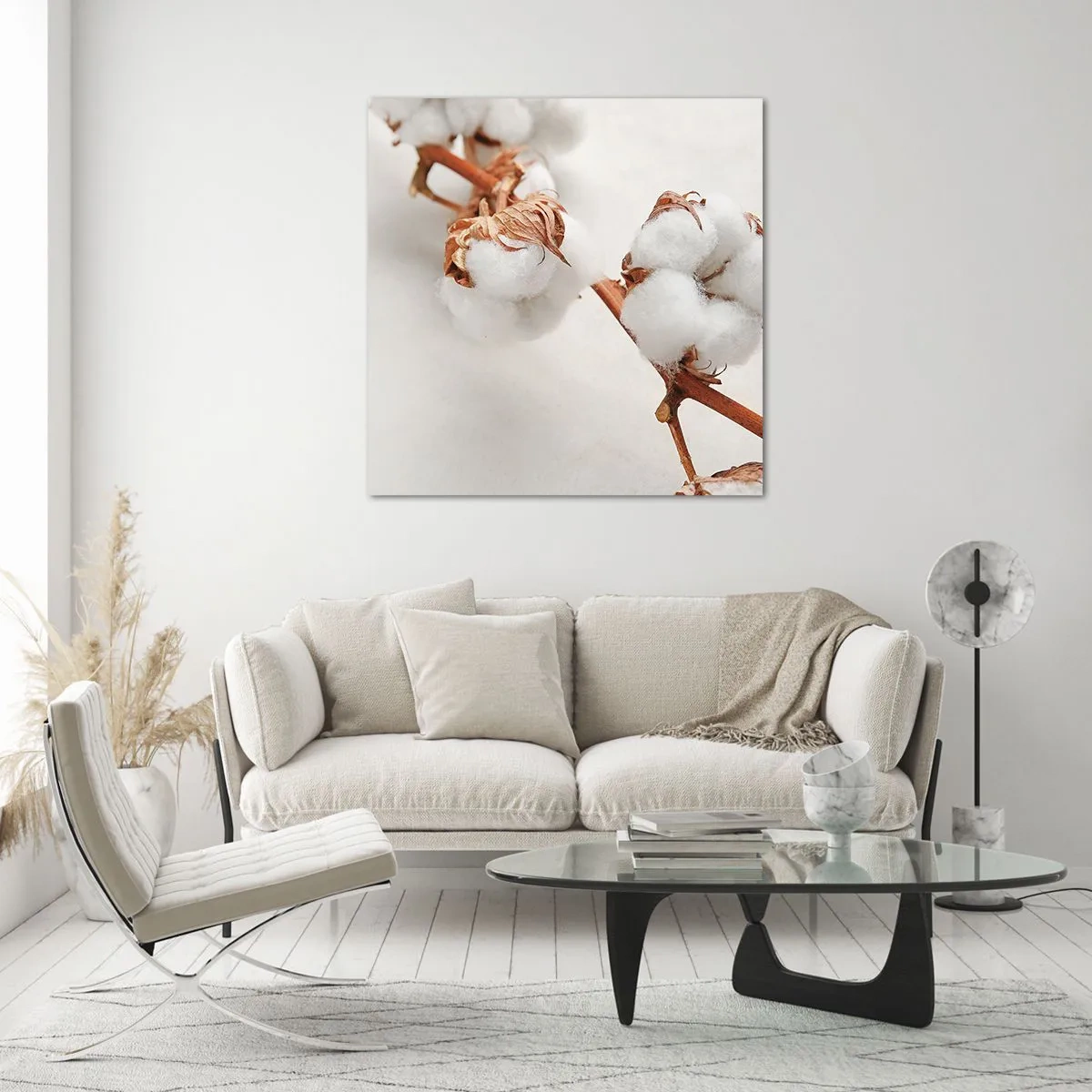 Quadro em vidro - Apenas acaricie - 40x40 cm