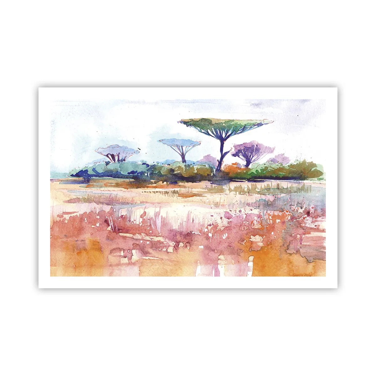 Pôster - Cores da savana - 91x61 cm