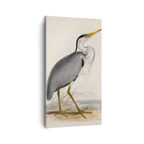 Quadro em tela - Graça de garça - 45x80 cm