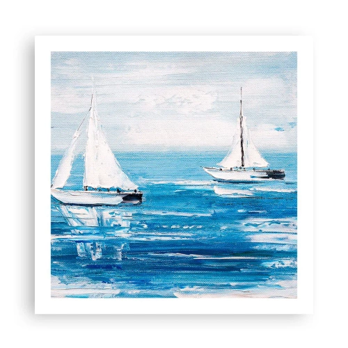 Pôster - Com um amigo ao meu lado - 60x60 cm
