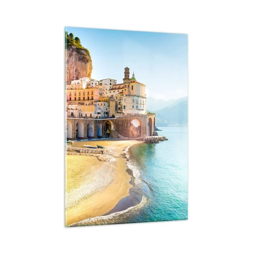 Quadro em vidro - Uma cidade inacreditável - 80x120 cm