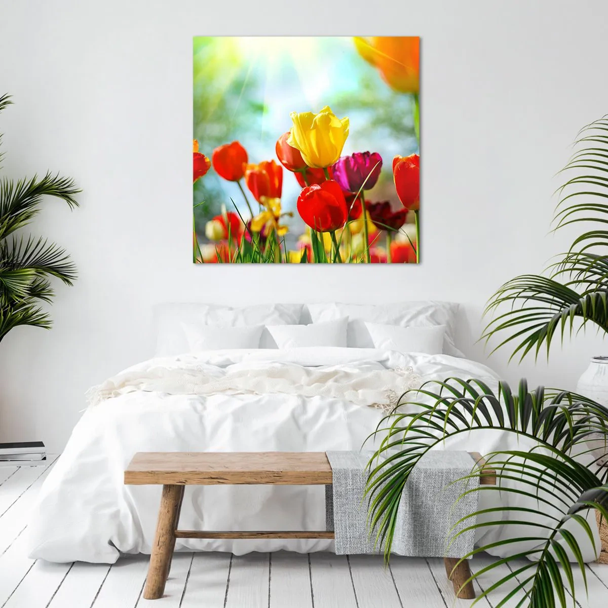 Quadro em tela - Todas as cores do sol - 30x30 cm