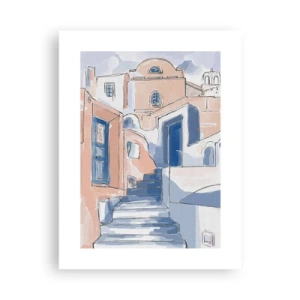 Pôster - Cidade exótica - 30x40 cm