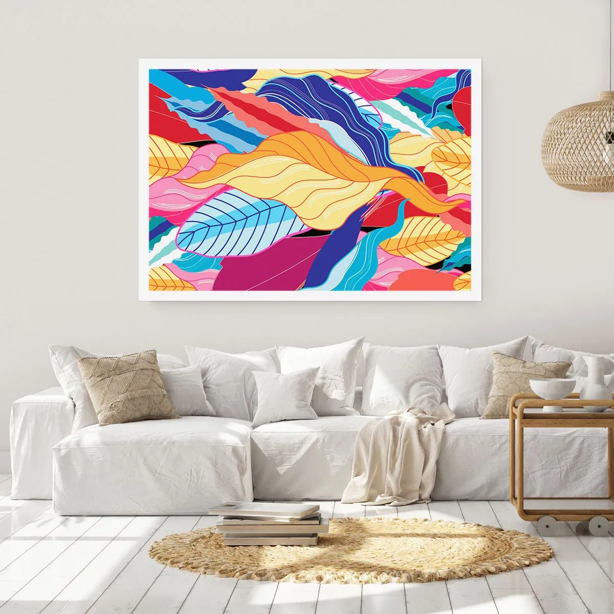 Pôster - Bagunça colorida - 50x40 cm