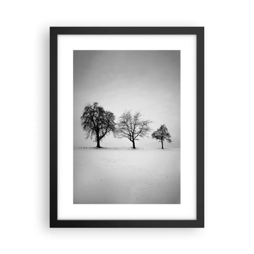 Pôster com moldura preta - Com que sonham elas? - 30x40 cm