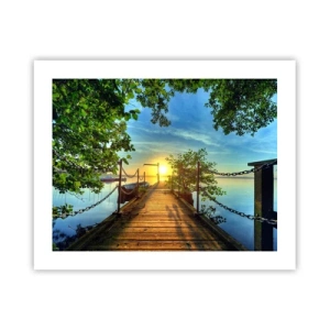 Pôster - Oeste sobre a água - 50x40 cm