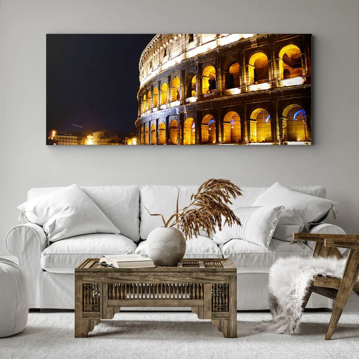 Quadro em tela - É hora das Olimpíadas - 100x40 cm