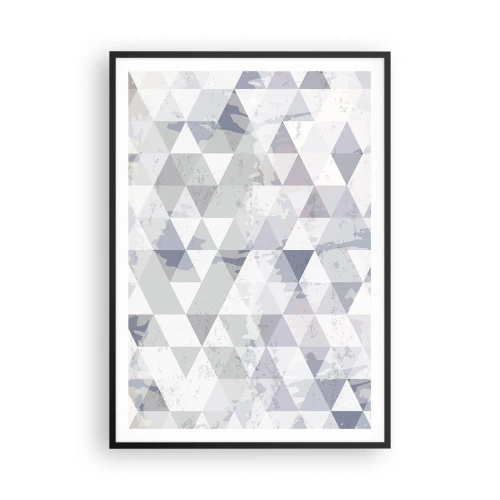 Pôster com moldura preta - Em ritmo para três - 70x100 cm