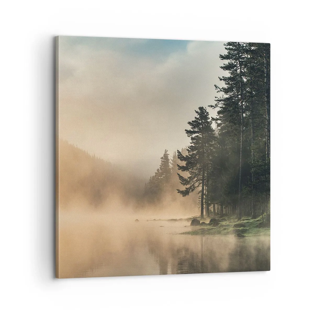 Quadro em tela - O nascimento do dia - 60x60 cm