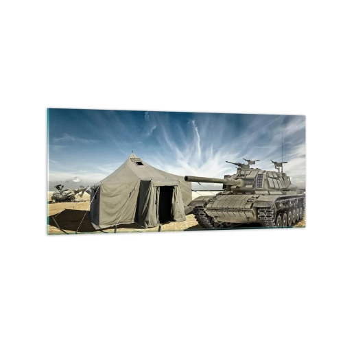 Quadro em vidro - Sonho militar - 120x50 cm