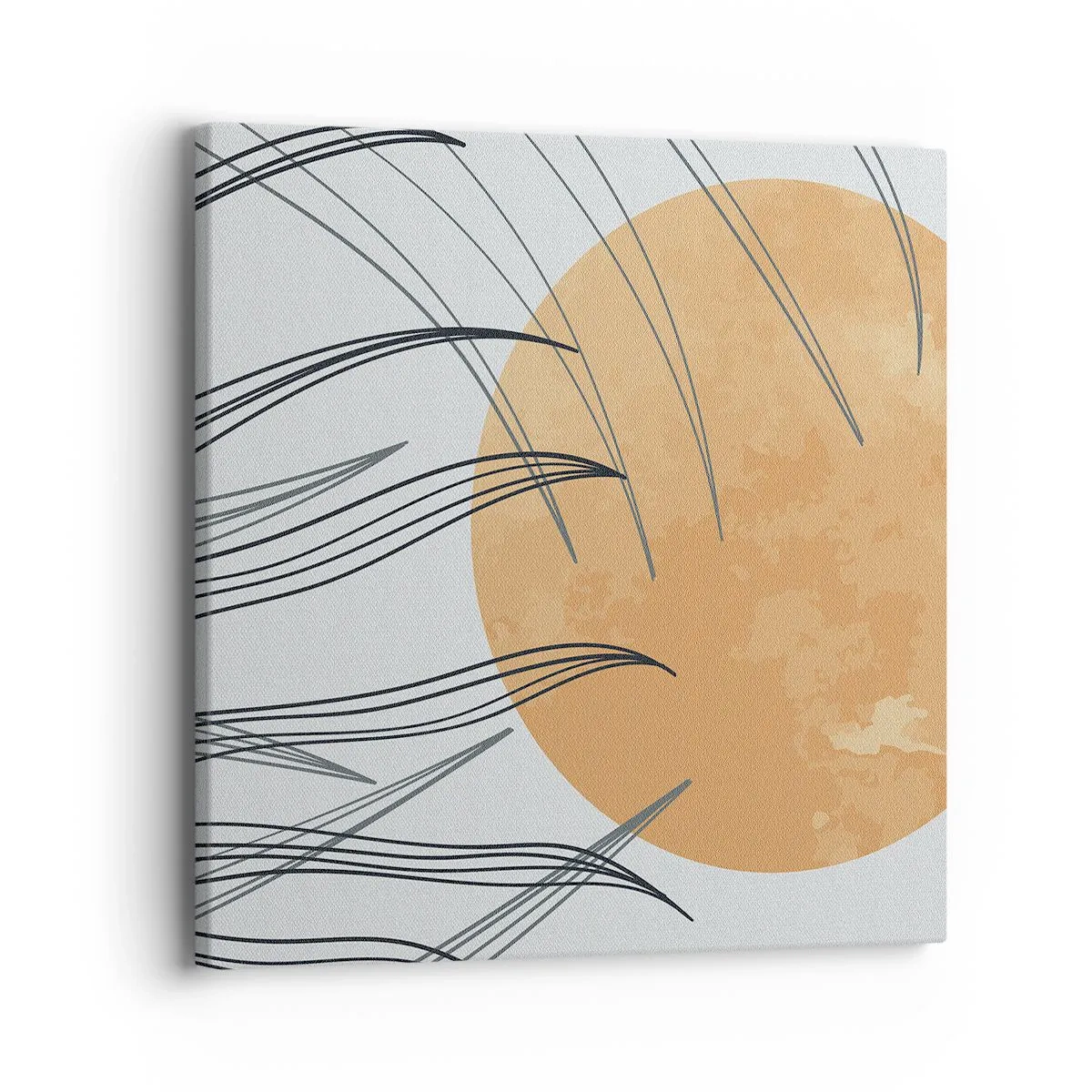 Quadro em tela - Sempre em direção ao sol - 40x40 cm