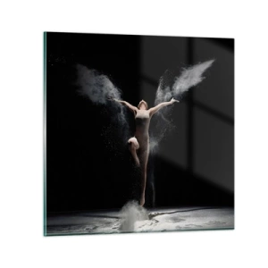 Quadro em vidro - Os elfos existem - 40x40 cm