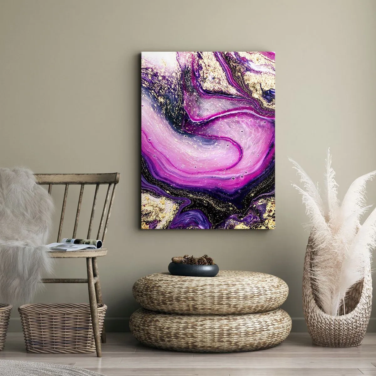 Quadro em tela - Um momento nos bastidores - 50x70 cm