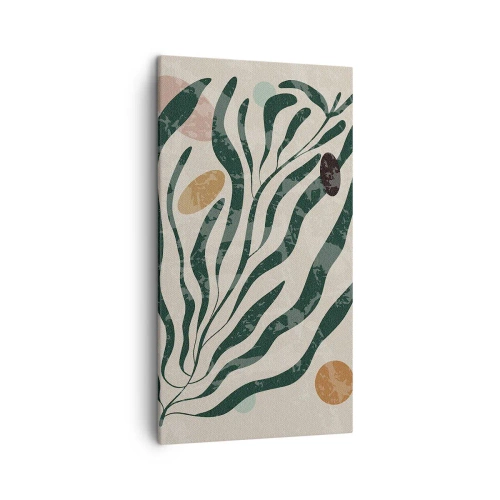 Quadro em tela - Entre a vegetação - 45x80 cm