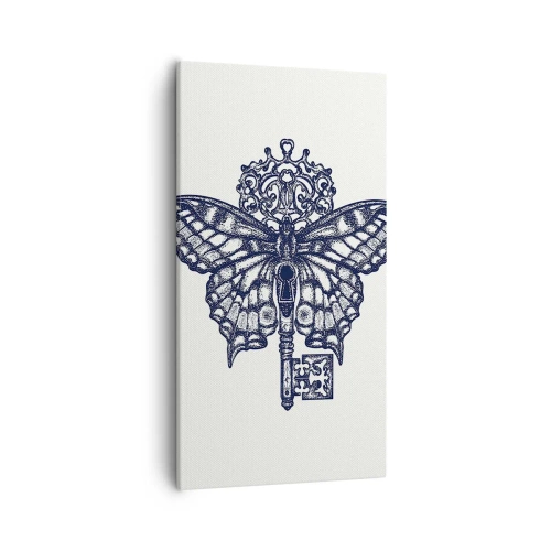 Quadro em tela - Todos os mistérios do coração - 55x100 cm