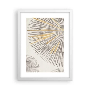 Pôster em moldura branca - A beleza do raio - 30x40 cm