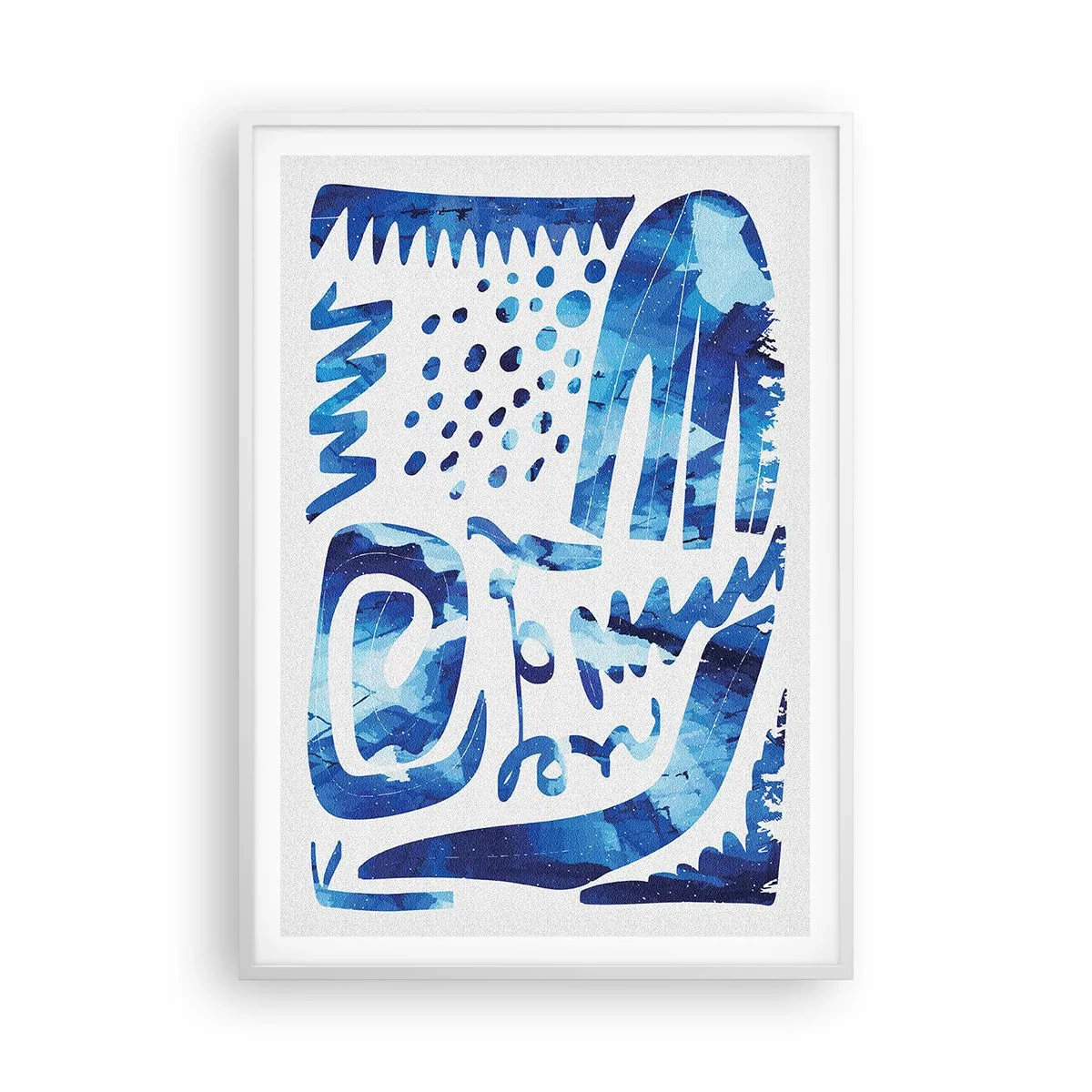 Pôster em moldura branca - Voltar às raízes - 70x100 cm