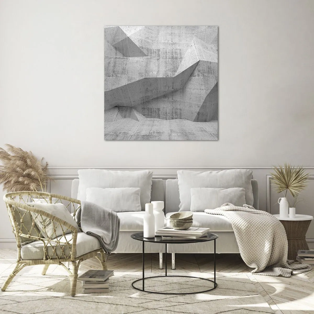 Quadro em vidro - Um verdadeiro desafio - 40x40 cm