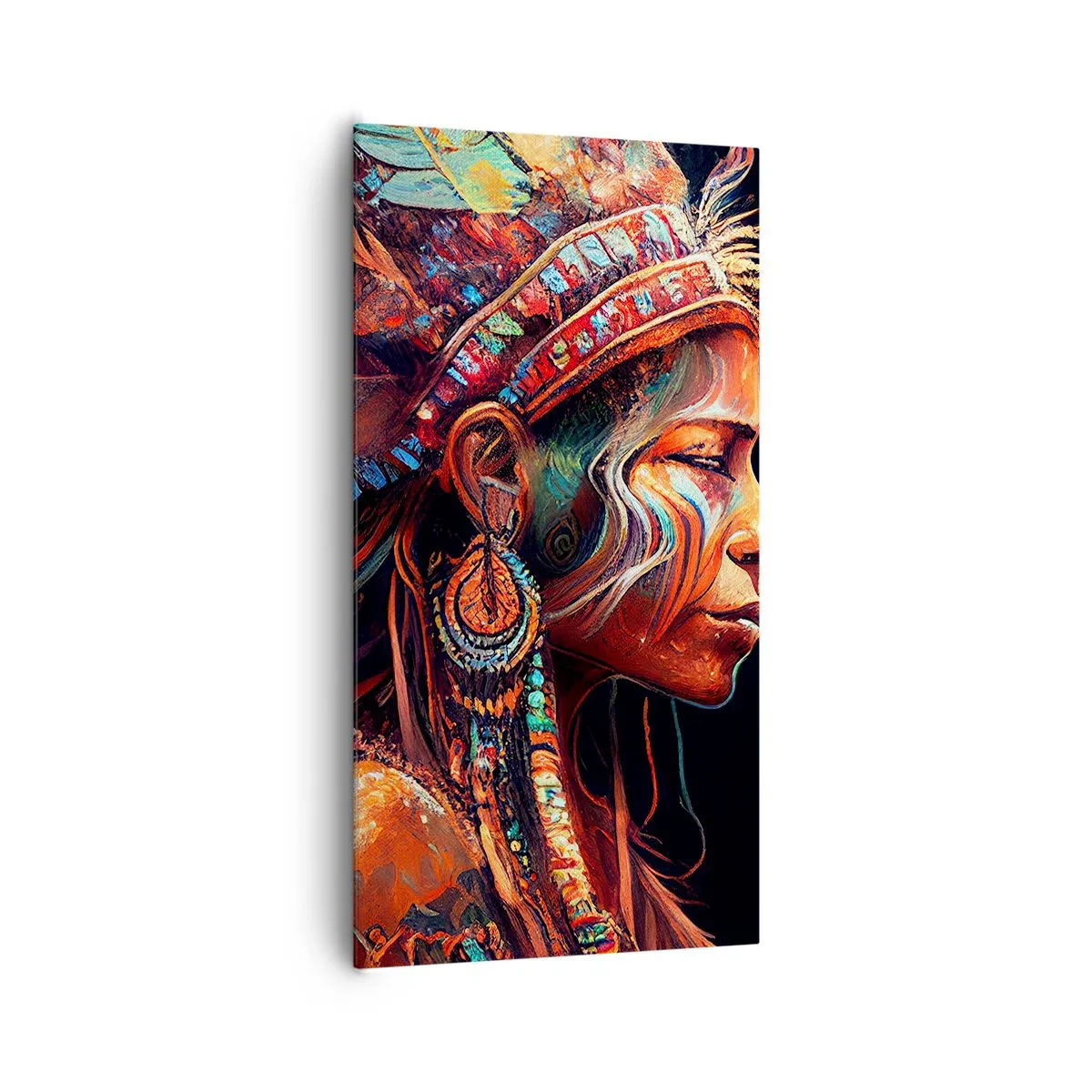 Quadro em tela - Ritual mágico - 65x120 cm