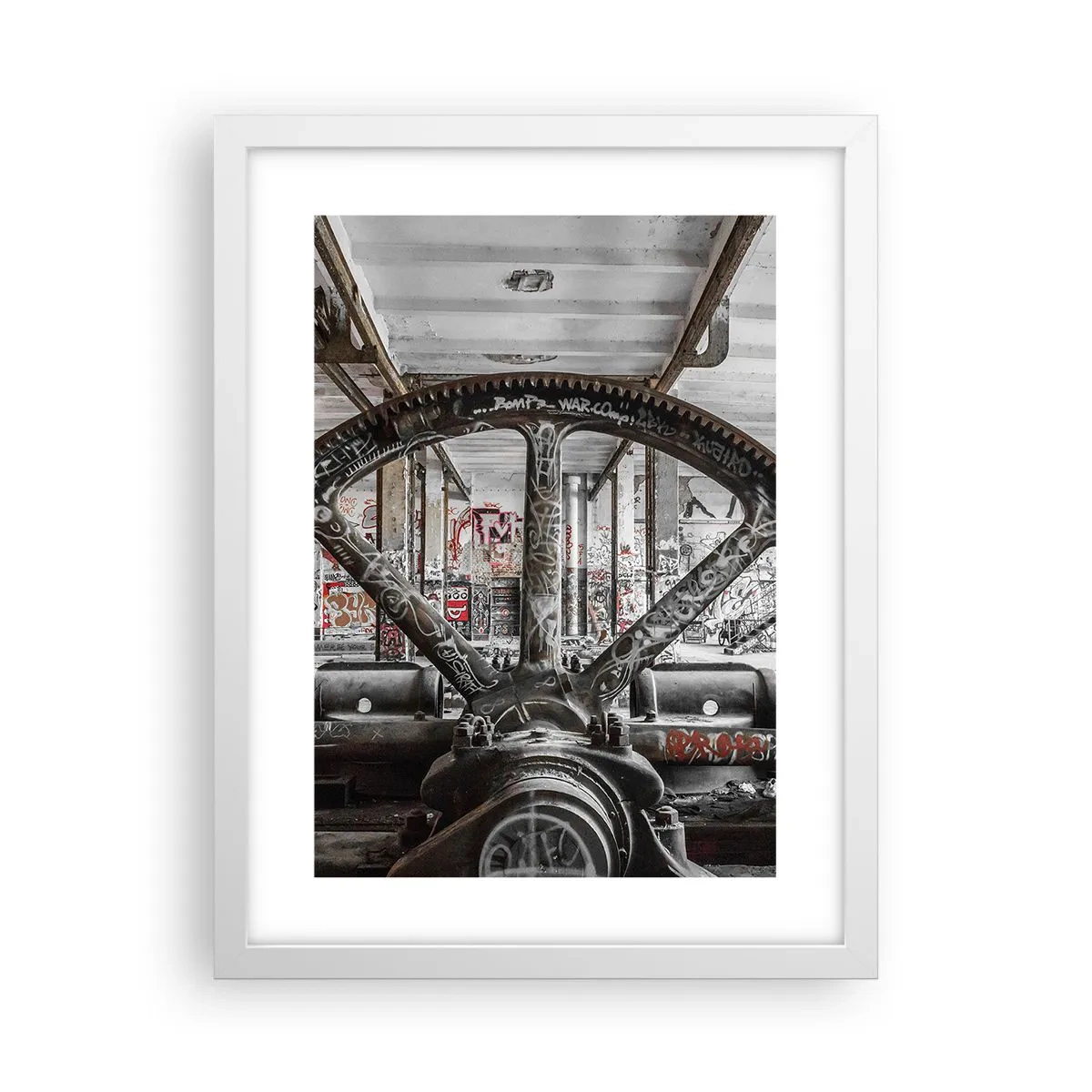 Pôster em moldura branca - A vida secreta da fábrica - 30x40 cm