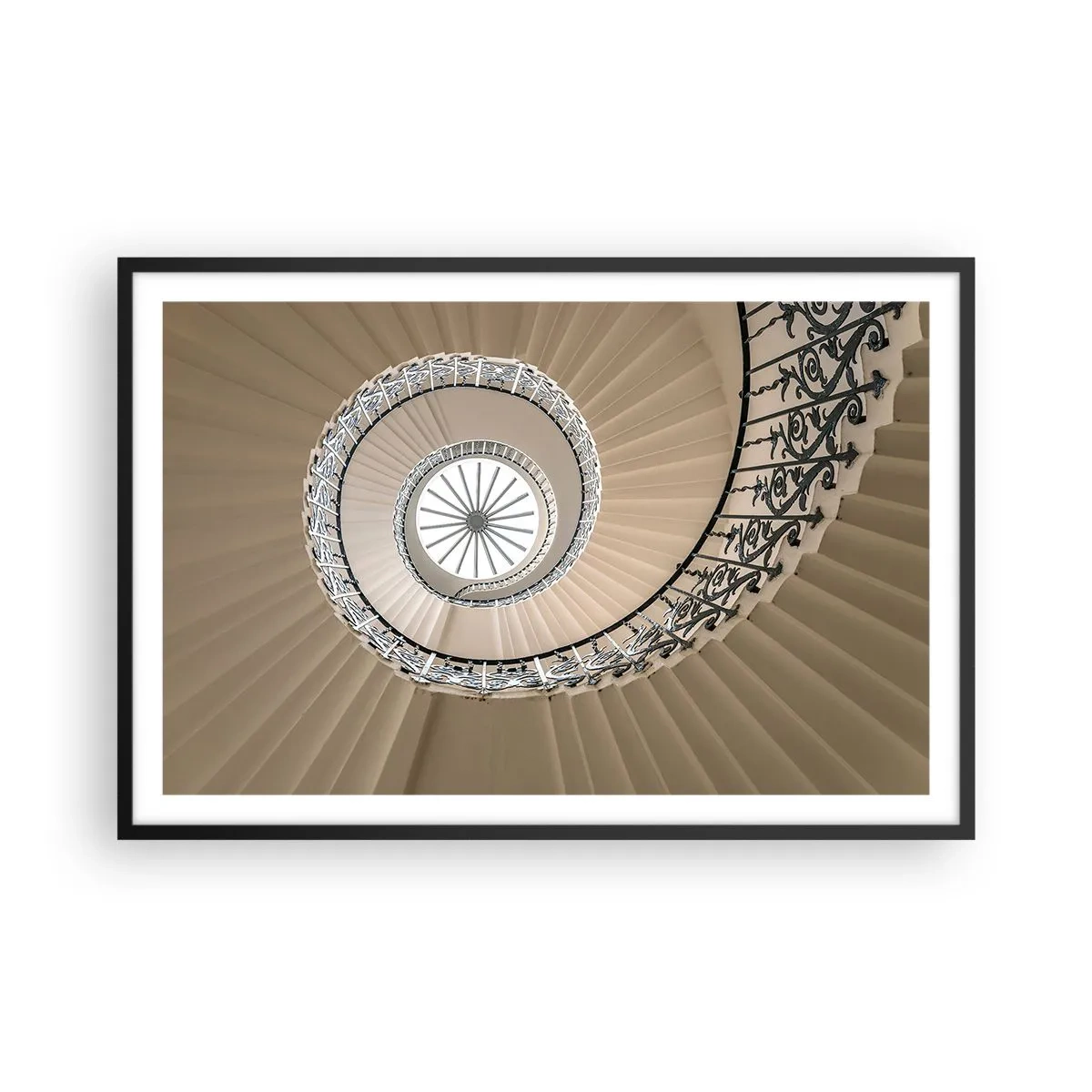 Pôster com moldura preta - Dentro da casca - 91x61 cm