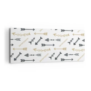 Quadro em tela - O sonho do arqueiro - 120x50 cm