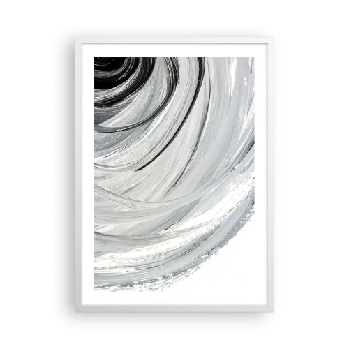 Pôster em moldura branca - Composição orbital - 50x70 cm