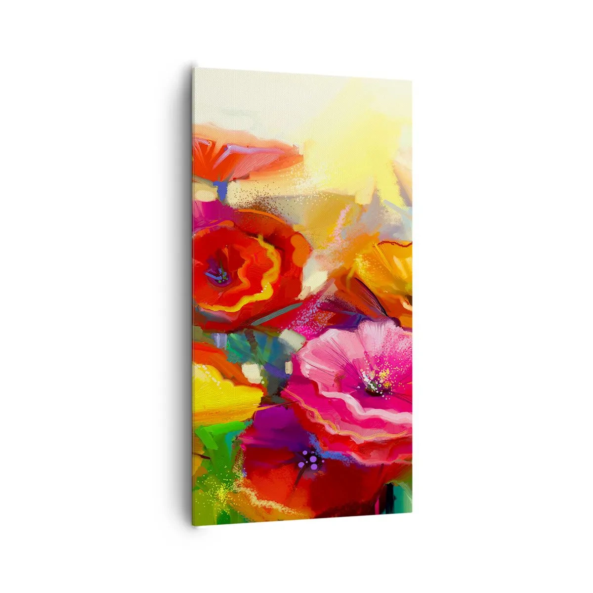 Quadro em tela - Não só vermelho - 65x120 cm