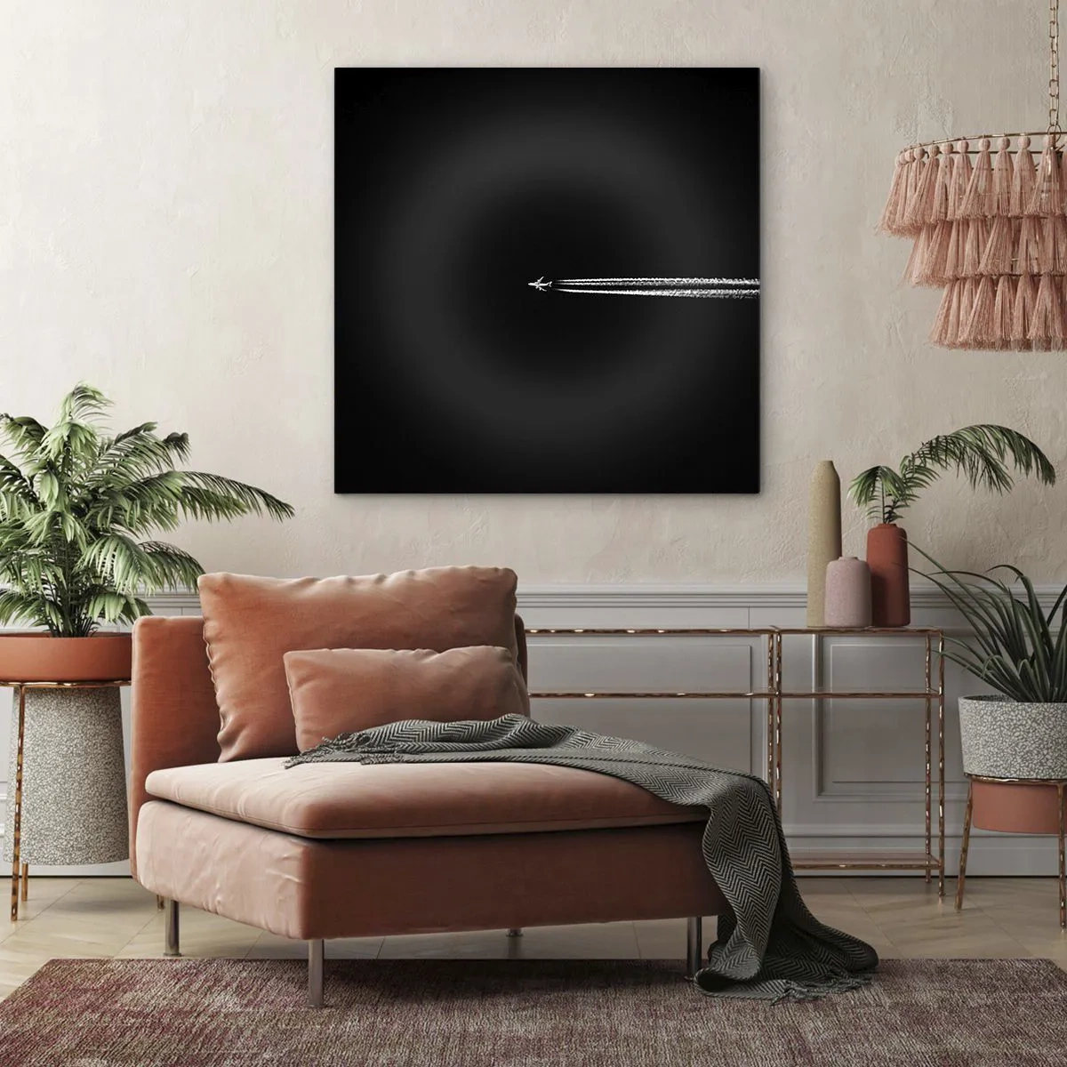 Quadro em tela - Em outra dimensão - 70x70 cm