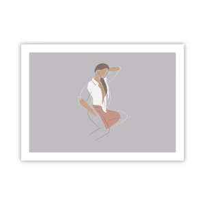 Pôster - O esboço do encanto - 70x50 cm