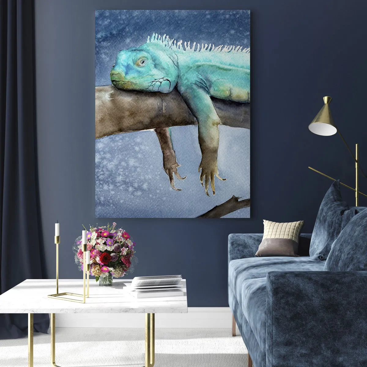 Quadro em vidro - Estamos bem! - 50x70 cm