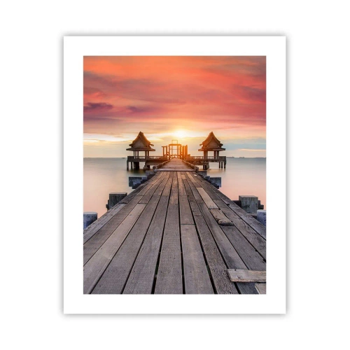 Pôster - De oeste para leste - 40x50 cm