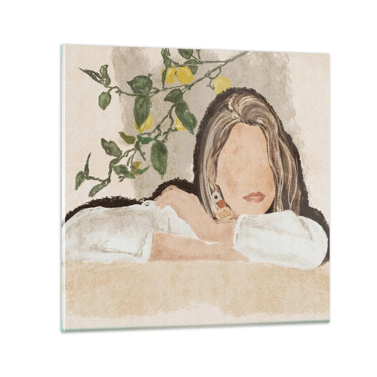 Quadro em vidro - Beleza do sul - 30x30 cm