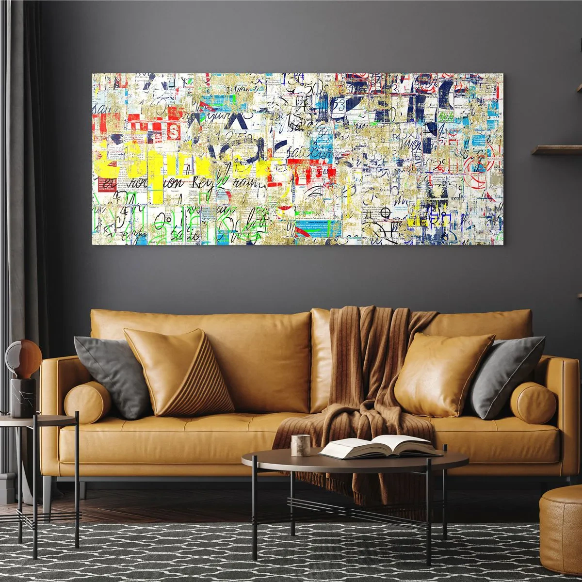 Quadro em vidro - Simplesmente agradável aos olhos - 140x50 cm