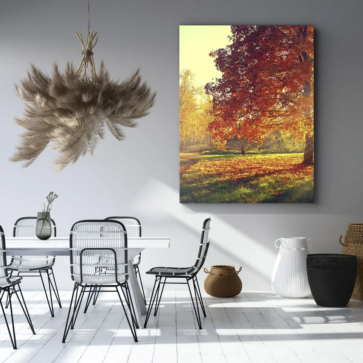 Quadro em tela - O vermelho é lindo - 50x70 cm