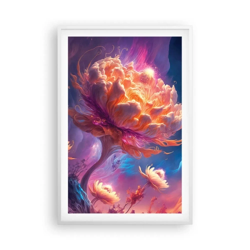 Pôster em moldura branca - Outro mundo - 61x91 cm