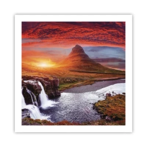 Pôster - A vista da Terra Média - 60x60 cm