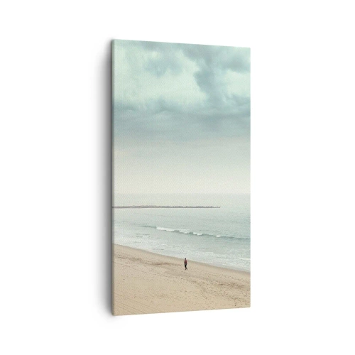 Quadro em tela - Em busca da paz - 45x80 cm