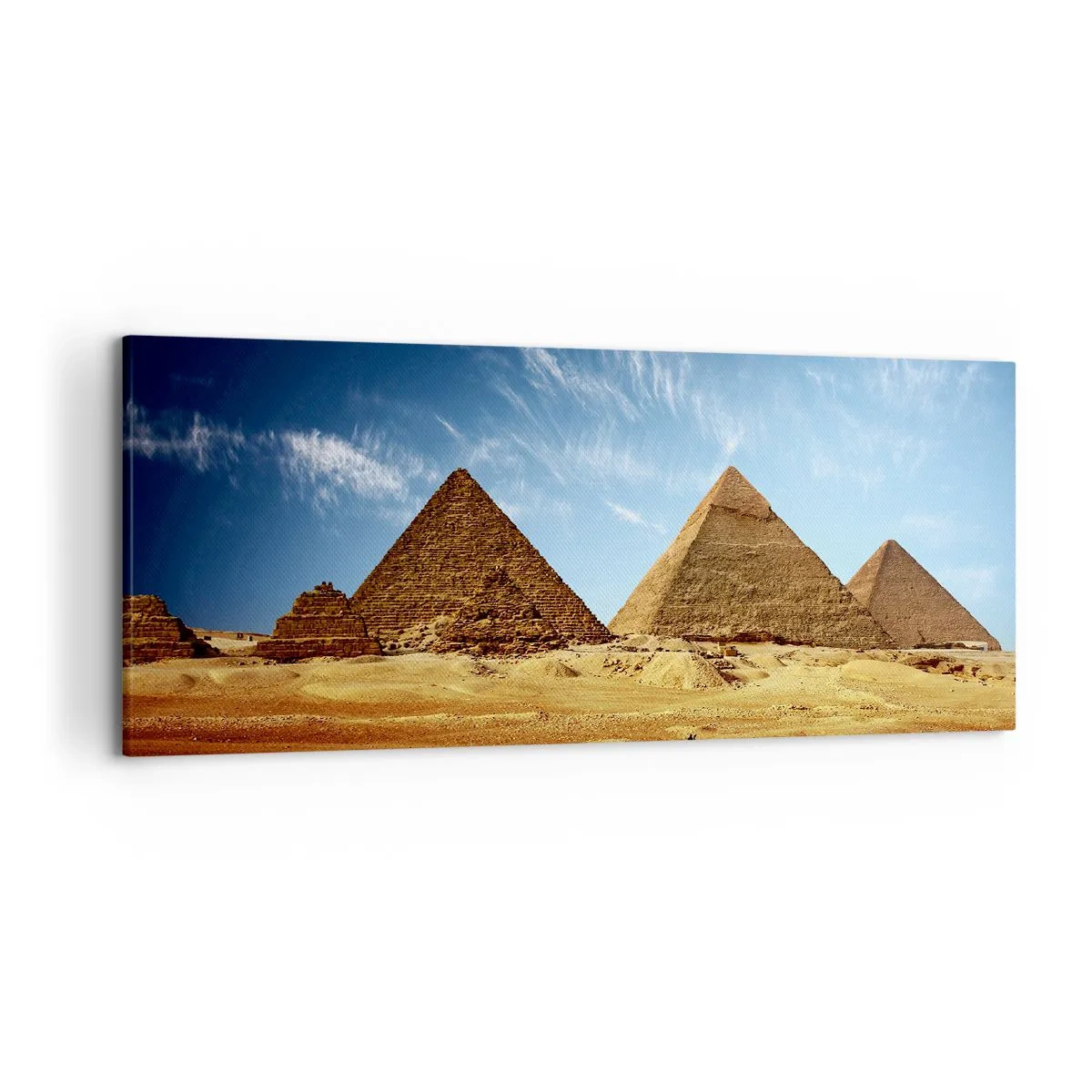Quadro em tela - 40 séculos vos contemplam - 120x50 cm