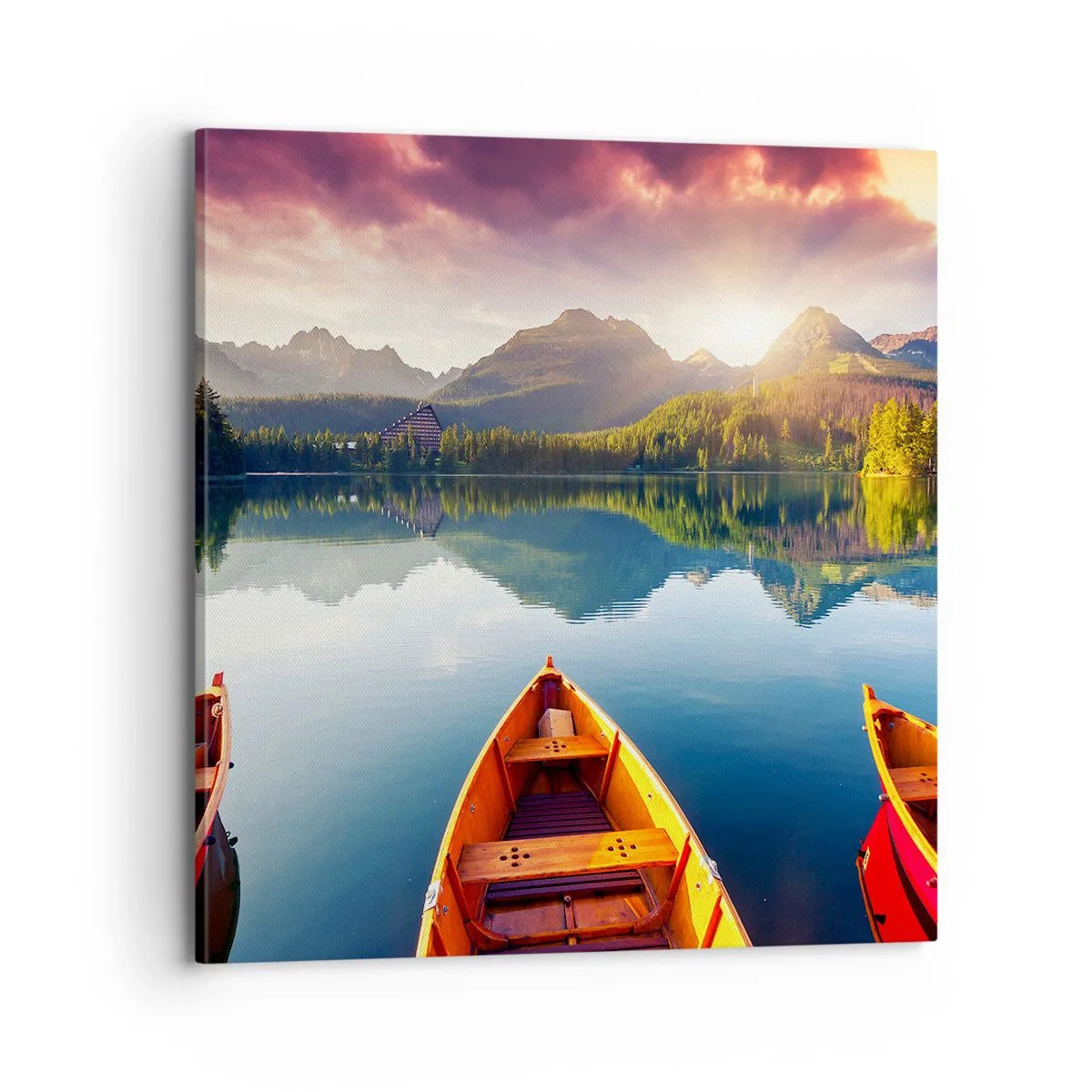 Quadro em tela - Nada contra a natureza - 70x70 cm