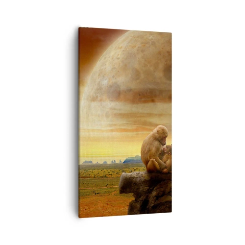 Quadro em tela - O amor é o mesmo em todos os lugares - 55x100 cm
