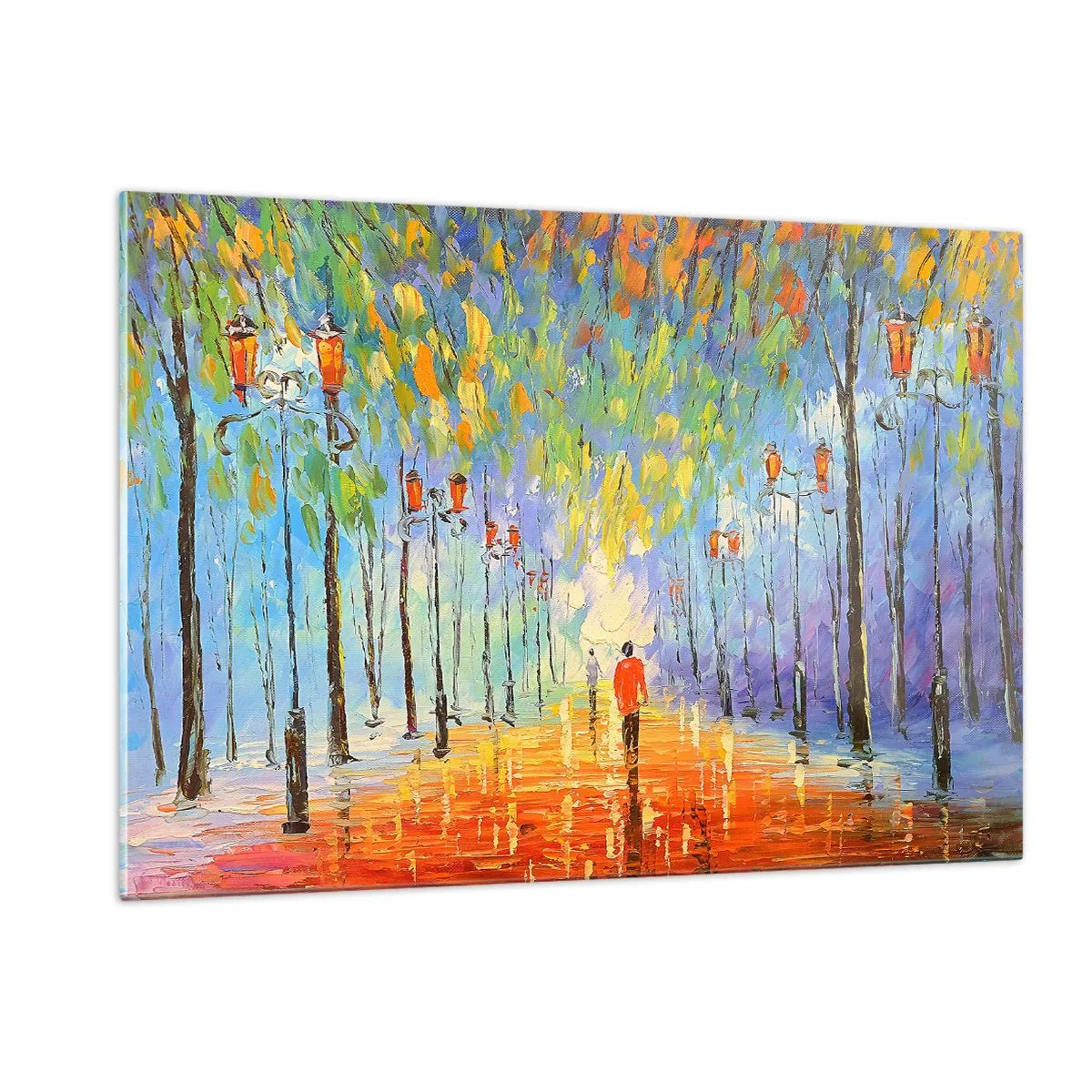 Quadro em vidro - Canto nocturno da chuva - 120x80 cm