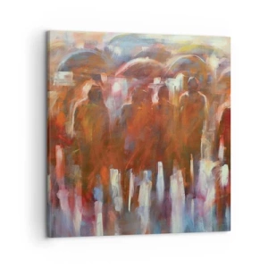 Quadro em tela - Iguais na chuva e no nevoeiro - 50x50 cm