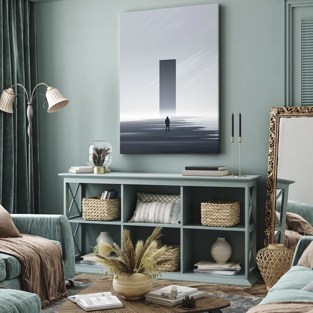 Quadro em tela - Oportunidade ou ameaça? - 70x100 cm