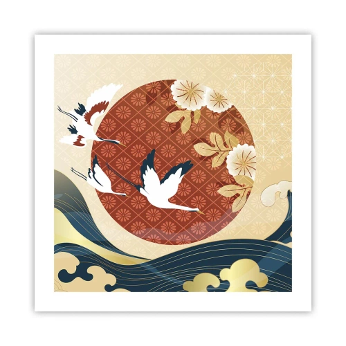 Pôster - Conto de fadas japonês - 50x50 cm