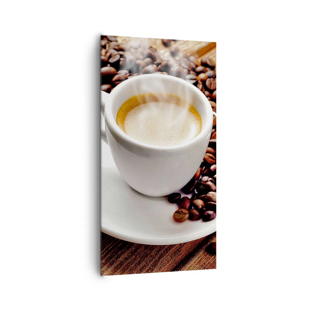 Quadro em tela - Pausa para um café - 65x120 cm